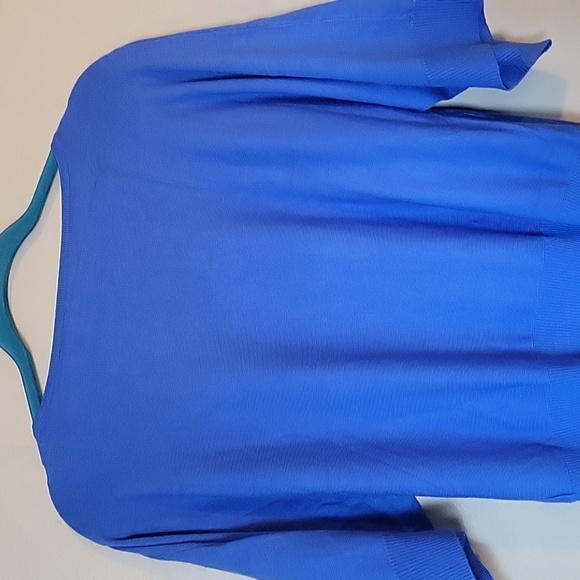 Blue Embellished Women's Top - Picture 6 of 7